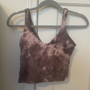 lululemon - align cropped tank diamond dye size 4